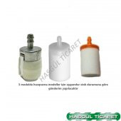 Hsgl Motorlu Testere Husq 61 268 272 Benzin Filtresi - 4