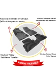 Volkswagen Caddy Panelvan (2 PARÇA) 2010-2015 3d Siyah Kokusuz Havuzulu Paspas Takımı - 2