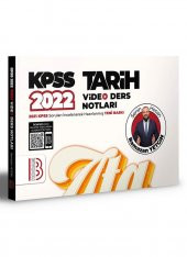 2022 KPSS Tarih Video Ders Notları Benim Hocam Yayınları - 1