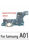 ucuzmi Samsung A01 Mikrofonlu Şarj Soketi Bordu Anten Soketi Tak Çalıştır Iç Aksam Teknik Servis Ürünü - 1