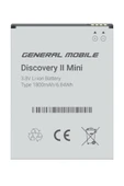 General Mobile Discovery 2 Mini Batarya Pil A++ Lityum Iyon Pil - 1
