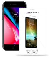 Apple iPhone 7 Plus Nano Kırılmaz Cam Ekran Koruyucu İnce Esnek - 1
