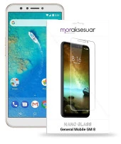 General Mobile GM 8 Nano Kırılmaz Cam Ekran Koruyucu İnce Esnek - 1
