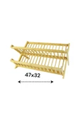 Bambu 47x32 Katlanabilir Bulaşıklık Tabaklık  700593 - 4
