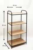 Jumbo Metal Dekoratif Kitaplık - Lüx Kitap Rafı Stand - 3