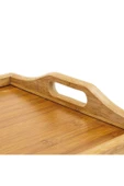 Bambu 50x30 Keyif Tepsisi 700658 Yatakta Kahvaltı Keyfi Tepsi Katlanır Yatak Çalışma Sehpası - 4