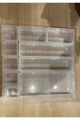 Bade 10 Parça Set Modüler Mutfak Çekmece içi Kaşıklık Çatal Bıçak Organizer Düzenleyici - 2