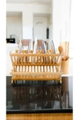 Bambu 47x32 Katlanabilir Bulaşıklık Tabaklık  700593 - 3