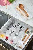 Bade 10 Parça Set Çekmece Takı Kozmetik Organizer (1-2-2-5) Çekmece Düzenleyici Kalemlik Kaşıklık - 2