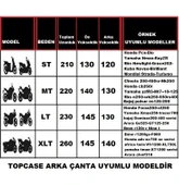 Motosiklet Brandası Topcase Uyumlu Su Geçirmez Branda,örtü thumbnail 1