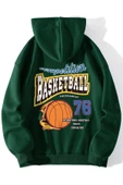 Basketball 76 Baskılı Oversize Sweatshirt thumbnail 1