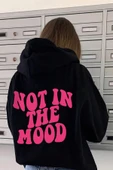 Havamda Değilim Baskılı Oversize Sweatshirt - 2