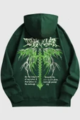 Dark Baskılı Oversize Sweatshirt - 3