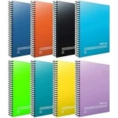 GIPTA SPIRALLI DEFTER PP KAPAK 96YP KARELI 4936 - 1