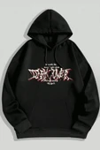 Dark Baskılı Oversize Sweatshirt - 2