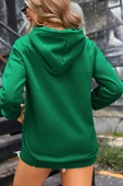 Kalp Baskılı Oversize Sweatshirt thumbnail 9