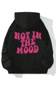 Havamda Değilim Baskılı Oversize Sweatshirt - 1