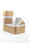 Bambu 5'li Pinterest Stil Organizer Sepet 16573 - 3