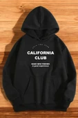 California Club Baskılı Oversize Sweatshirt thumbnail 3