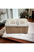 Bambu 5'li Pinterest Stil Organizer Sepet 16573 - 2
