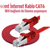TO CDNW40 Cat6 Patch Kablo 40 Metre İnternet kablosu - 1