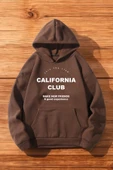 California Club Baskılı Oversize Sweatshirt thumbnail 1