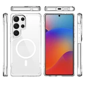 Galaxy S25 Ultra Kılıf Zore M-safe Şarj Özellikli T-Max M-safe Kapak thumbnail 2