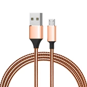 Powermaster 3793 Micro USB Metal Şarj ve Data Kablosu 1mt 2.1A - 2