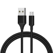 Powermaster 3793 Micro USB Metal Şarj ve Data Kablosu 1mt 2.1A - 5