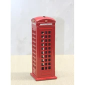 Dekoratif Metal Telefon Kulübesi Kumbara - 1