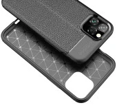 Apple iPhone 11 Kılıf Deri Görünüm Sert Karbon Kapak - 10