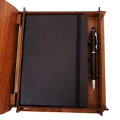 Kalem ve Termo Deri Defter Set - 2