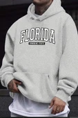 Florida Baskılı Oversize Sweatshirt thumbnail 1