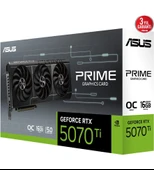 Asus -PRIME-RTX5070TI-O16G-NVIDIA-GEFORCE-RTX 5070 TI-16GB GDDR7-256BIT--OC-2XHDMI-3XDP-DLSS4 Ekran thumbnail 2