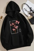 Cherry Tree Baskılı Oversize Sweatshirt thumbnail 3
