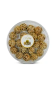 payitaht hurma Özel Kutulu İkramlık Hediyelik Susam Kaplamalı Şekersiz Vegan Glutensiz Hurma Topları 350G - 1