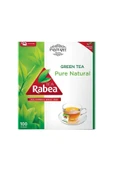 payitaht hurma Rabea Tea Pure Natural 100 Tea Bags - Green Tea Bardak Sallama Yeşil Çay 100 Poşet - 1