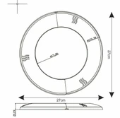 Mega Pool Joker Model Sıva Altı RGB Işık Led  ( Osram ) 2 Kablolu Havuz Lambası-Joker Led Lights-ToptancıyızBiz thumbnail 2