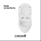 Creavit Terra Rim-Off  Asma Klozet Beyaz  TP329(Kapak Hariçtir) - 3