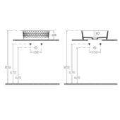 Isvea Artısan Edition Rombo Tezgah Üzeri Lavabo 36cm Antrasit - 3