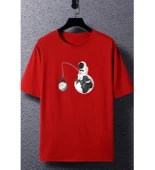 Unisex Uzay Baskılı T-shirt thumbnail 1