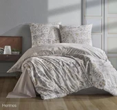 ÇİFT KİŞİLİK RANFORCE YORGAN HERMES KAHVE - 1