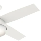 Hunter Fan - Dante Taze Beyaz - 112 Cm. Aydınlatmalı Uzaktan Kumandalı Tavan Vantilatörü - 2