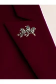 Kristal Taşlı Kuş Figürlü Broş - 6