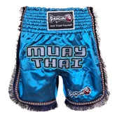 DragonDo MT3020 Apache Muaythai Şortu Turkuaz Püsküllü Muay Thai Şortu - 1