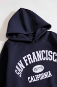 San Francisco Baskılı Oversize Sweatshirt thumbnail 9