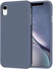 Apple iPhone XR Kılıf Ultra İnce Kaymaz Kadife Silikon - 4