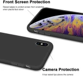 Apple iPhone XR Kılıf Ultra İnce Kaymaz Kadife Silikon - 8