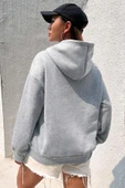 California Baskılı Oversize Sweatshirt - 7