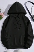 One Of a Kind Baskılı Oversize Sweatshirt - 6